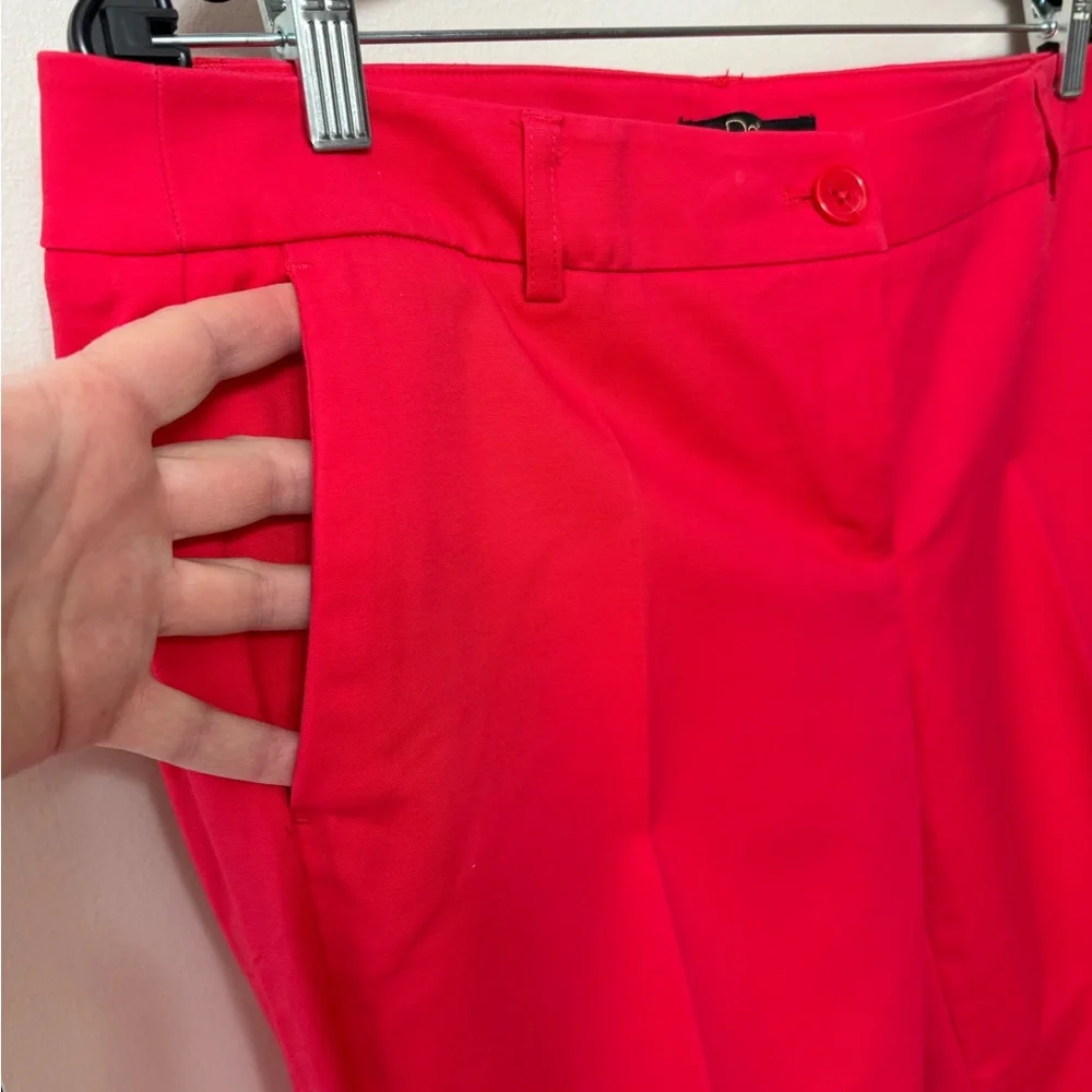 Dalia Red/Orange Straight Leg Pants - Picture 3 of 5